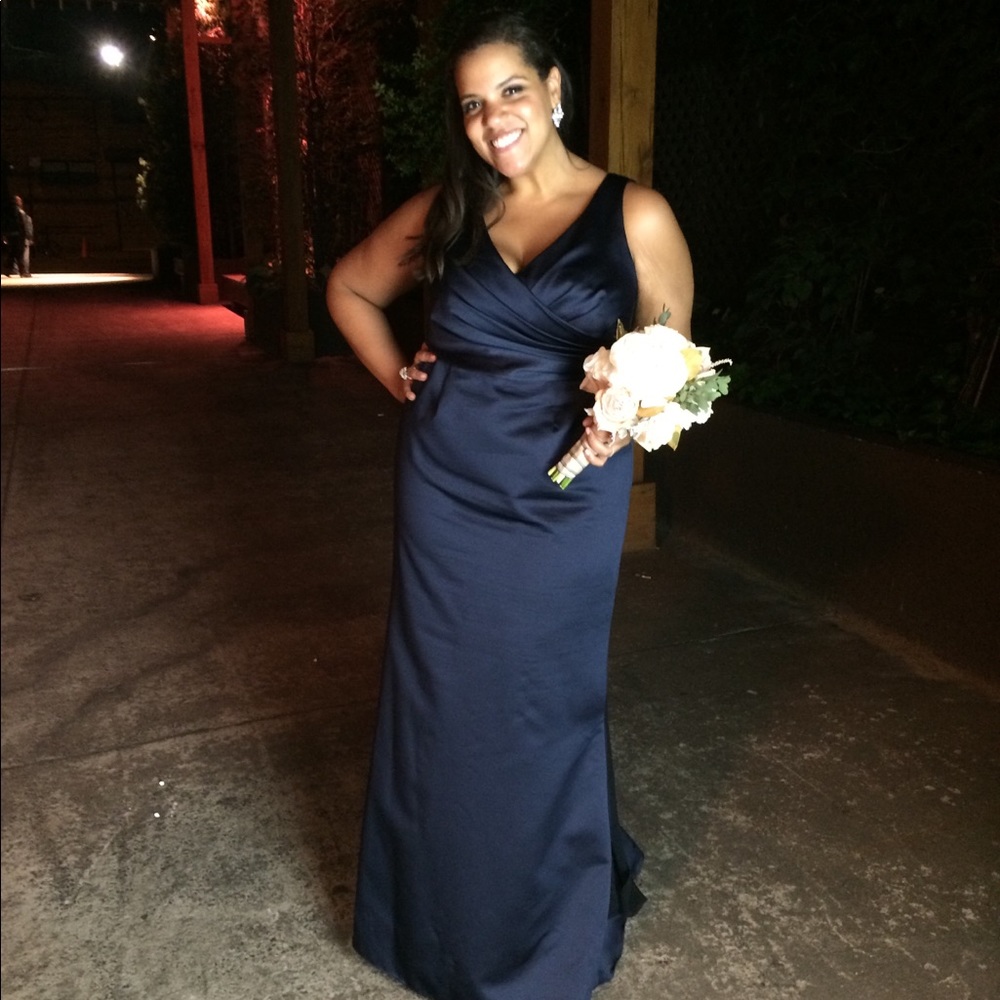 Vera Wang satin gown